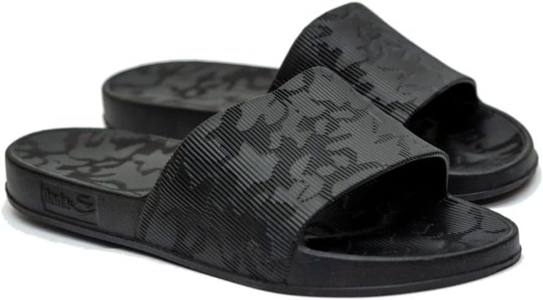 Onda glasgow perforated slide slippers for men