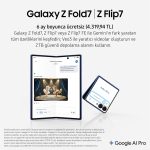 ⁦Samsung Galaxy Z Flip7, AI Phone, Night Black, 256GB storage, 12GB Memory, 50MP Camera for Selfie, 3nm Processor, 4300mAh Battery (Samsung Turkey Guaranteed)⁩ - الصورة ⁦2⁩