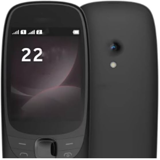 6310 Dual SIM Mobile Phone - Black &&