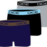 Dice kids Pack of 3 Solid Colors Lycra Boxers UNDERWEAR