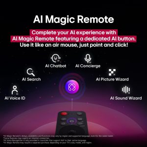 ⁦LG 55 inch NanoCell AI NANO80 4K Smart TV AI Magic remote HDR10 webOS25-55NANO80A6A.AFU (2025 Model) (Check before accepting delivery)⁩ - الصورة ⁦6⁩