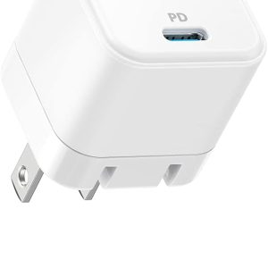 Anker USB C Charger, 20W Fast Charger with Foldable Plug, PowerPort III 20W Cube Charger for iPhone 14/14 Plus/14 Pro/14 Pro Max/13, Galaxy, Pixel 4/3, iPad/iPad Mini, Charging Cable is not included