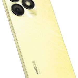⁦itel A50|6.6" HD+ Display with Dynamic Bar| 3GB RAM +64GB ROM, Upto 8GB RAM with Memory Fusion|Octacore Processor|8MP AI Dual Rear Cam|5000 mAh Battery | Shimmer Gold⁩ - الصورة ⁦5⁩