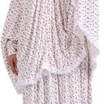 Prayer Drop - Khimar and Prayer Skirt for Women - Free Size (Multicolor) - High Quality Soft Cotton Lycra