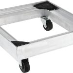 Generic Water Cooler Base Size 33 Moving Wheel With Brake - Silver