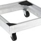 Generic Water Cooler Base Size 33 Moving Wheel With Brake - Silver
