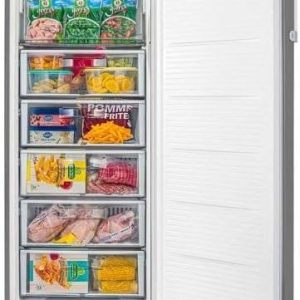 ⁦TORNADO Deep Freezer Inverter No Frost 6 Drawers 223 Liter Dark Stainless RH-H22TV-DST⁩ - الصورة ⁦2⁩
