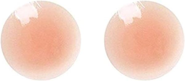 Reusable Round Nipple Cover Adhesive Soft Silicone Bra Pad