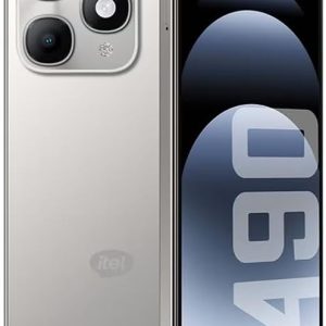 Itel A90, 4G Smartphone, 256GB Storage, 4GB RAM (Space Titanium, 256, GB, 4, GB)