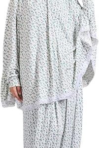 ⁦Prayer Drop - Khimar and Prayer Skirt for Women - Free Size (Multicolor) - High Quality Soft Cotton Lycra⁩ - الصورة ⁦3⁩
