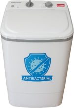 Fresh washing machine with antibacterial spin drum - white, 4Kg