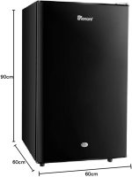 ⁦Unionaire Minibar Refrigerator, Defrost, 90 Litres Digital Display - RS-090B0-C20⁩ - الصورة ⁦5⁩