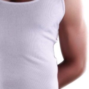 ⁦Dice Mens Set of 3 Cotton Round Neck Sleeveless Undershirt⁩ - الصورة ⁦5⁩
