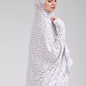 ⁦Prayer Drop - Khimar and Prayer Skirt for Women - Free Size (Multicolor) - High Quality Soft Cotton Lycra⁩ - الصورة ⁦2⁩