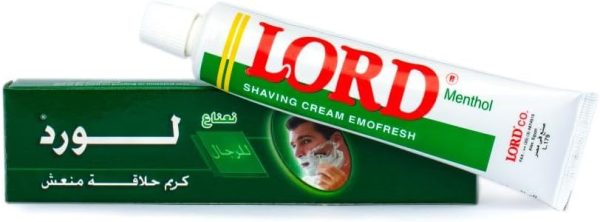 Lord emofresh menthol shaving cream - 55 g