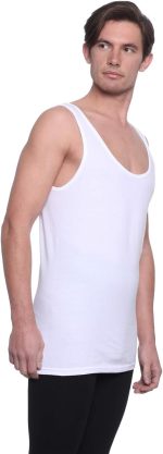 Dice Mens Set of 3 Cotton Round Neck Sleeveless Undershirt