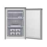 Beko RFNE102K20S Defrost Upright Deep Freezer with 3 Drawers, 85 Liters - Silver
