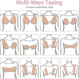 ⁦Breast Petals Women's Large Breast Lift Adhesive Tape⁩ - الصورة ⁦5⁩