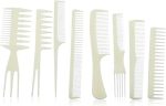 ⁦Combs Set - Assorted Colors, 8 Pieces⁩ - الصورة ⁦3⁩