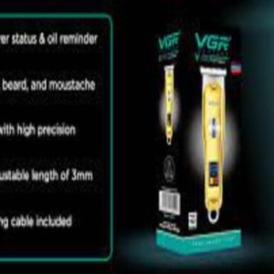 ⁦VGR V-290 Hair trimmer with Led display |USB charging |For Men | Dry⁩ - الصورة ⁦2⁩