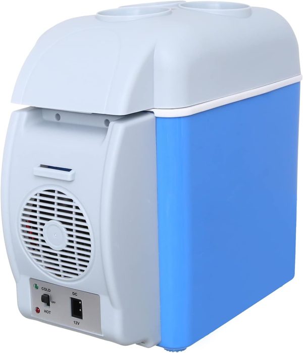 Auto Best Multi Use Car Refrigerator, 7.5 Liter - Light Blue