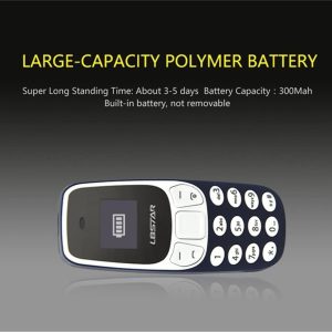 ⁦NC 2-in-1 DMG Bm10 Wireless Dialing Mini Dual Card Old Mobile Phone Unlock Gsm with Hands-free Bluetooth⁩ - الصورة ⁦6⁩