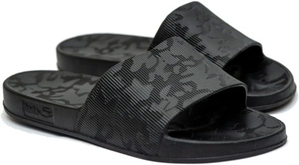 Onda glasgow perforated slide slippers for men