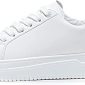 3038/1 -Minimalist Lace-Up White Flat Sneakers