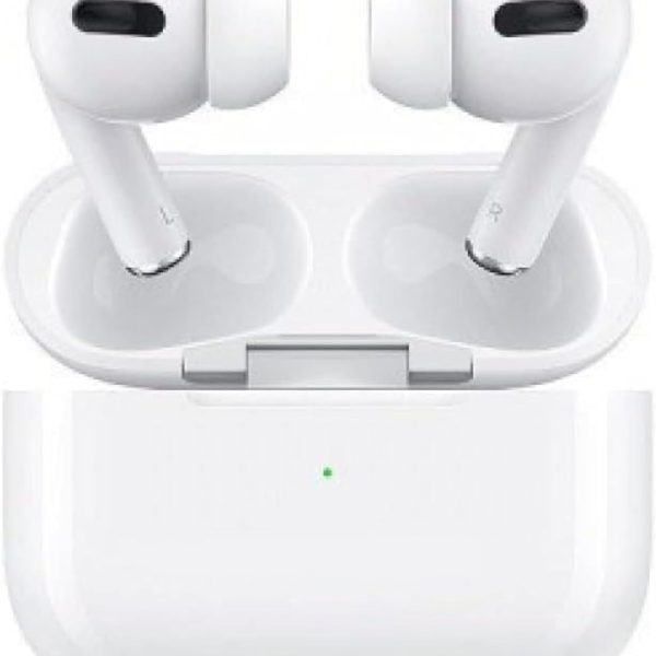 AirPods Pro 2 Plus Bluetooth Headset with Active Noise Cancelling Wireless Charging Case (White, True Wireless) in Ear