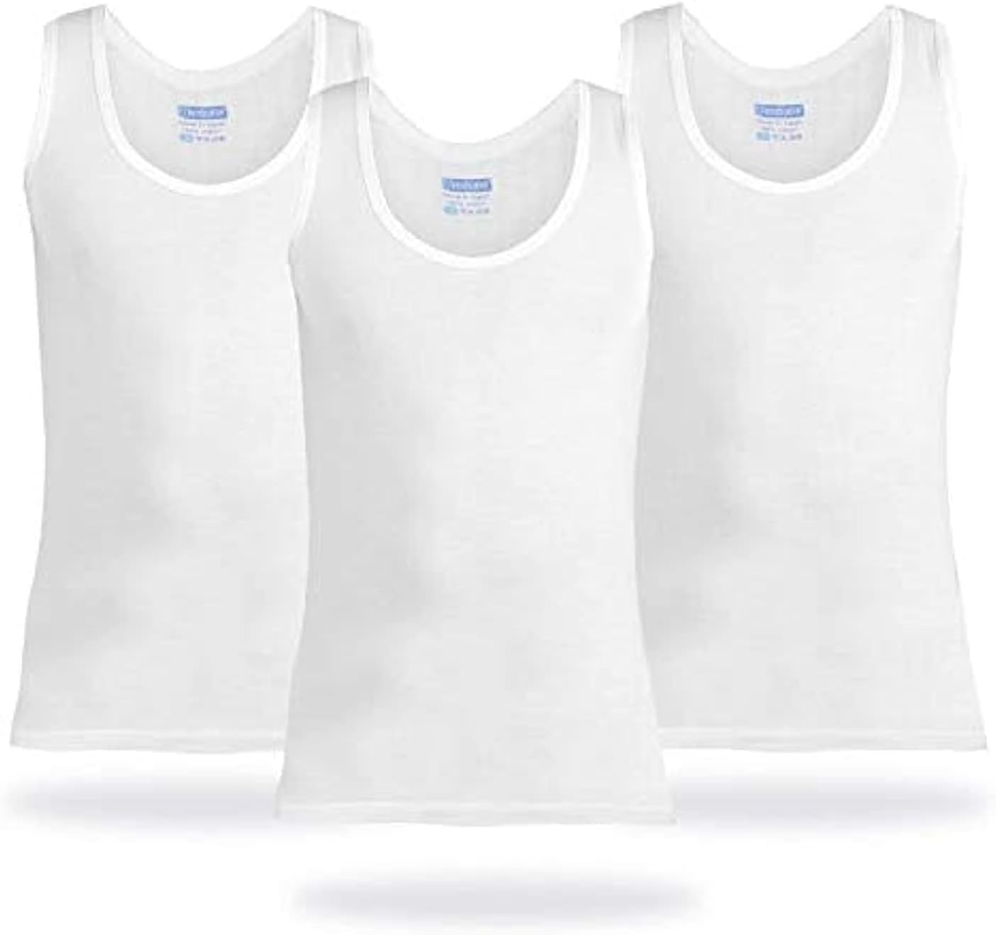 Embrator Set Of 3 Pieces Comfort Singlets For Mens X - White Color may Vary, XL
