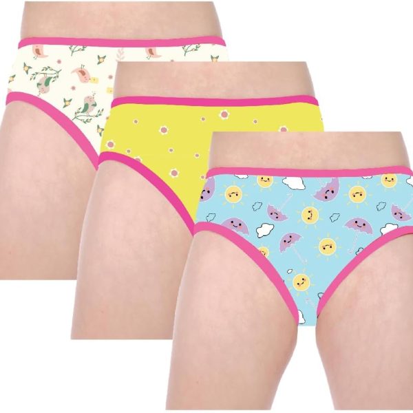 Dice kids Pack of 3 Printed Panties UNDERWEAR