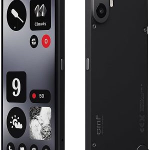 ⁦CMF by Nothing Phone 1, 8/128 GB, 6.67" AMOLED Screen, MediaTek 7300 Processor, 5000mAh, Rear Cam 50+2MP, Front Cam 16MP, Dual Sim, Black⁩ - الصورة ⁦4⁩
