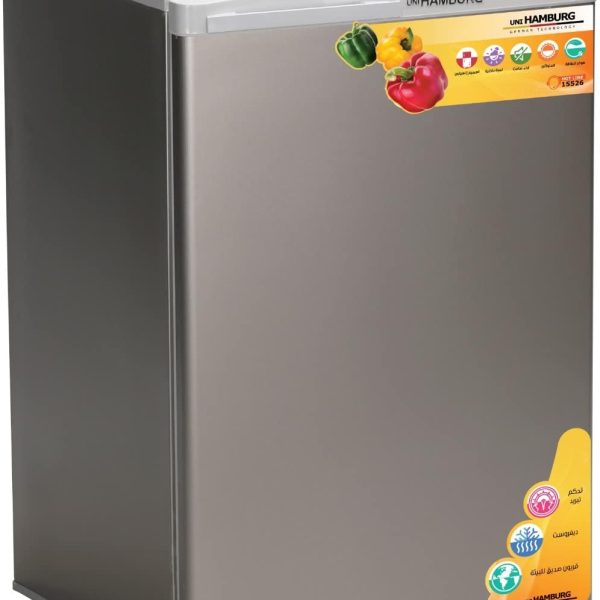HAMBURG FB15 Mini Bar Refrigerator 140 Liters - Silver