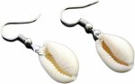 Natural Shell Cowrie Earrings Beach Seashell Drop Earrings Girls Earring Fashion Accessories