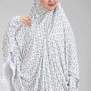 ⁦Prayer Drop - Khimar and Prayer Skirt for Women - Free Size (Multicolor) - High Quality Soft Cotton Lycra⁩ - الصورة ⁦4⁩