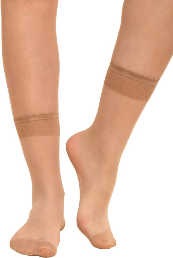 Charmaine Womens Mid-Calf Plain Socks (pack of 4)