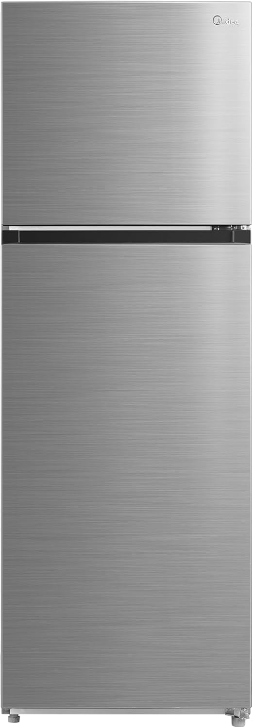 Midea Refrigerator MDRT489MTN46, Tropical Compressor, Active C Fresh Filter,338 L, Bru Steel