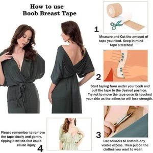 ⁦Breast Petals Women's Large Breast Lift Adhesive Tape⁩ - الصورة ⁦3⁩
