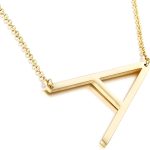 Initial Necklace - Stylish English Letter Pendant for Valentine's Day Gifts, Trendy Jewelry for Women and Girls, Perfect for Fashion Lovers, Special Occasions, and Romantic Surprises