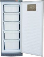 ⁦Deep Freezer Upright 5 Drawer De Frost - Alaska - UP270 - Silver⁩ - الصورة ⁦3⁩