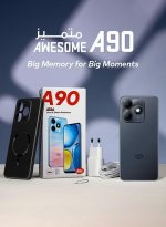 ⁦Itel A90, 128GB Storage, 3GB RAM (Starlit Black)⁩ - الصورة ⁦8⁩