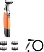 ⁦KEMEI Electric razor, Orange⁩ - الصورة ⁦9⁩