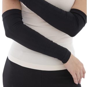 ⁦CARINA Womens Plain Sleeves Arm Warmers (pack of 1)⁩ - الصورة ⁦4⁩