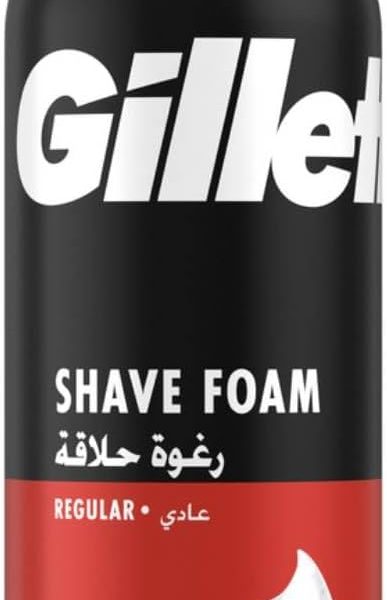 Gillette Regular Shaving Foam, 200ml
