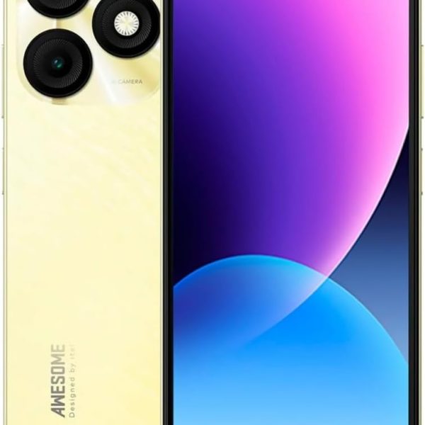 itel A50|6.6" HD+ Display with Dynamic Bar| 3GB RAM +64GB ROM, Upto 8GB RAM with Memory Fusion|Octacore Processor|8MP AI Dual Rear Cam|5000 mAh Battery | Shimmer Gold