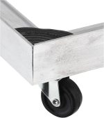 ⁦Generic Water Cooler Base Size 33 Moving Wheel With Brake - Silver⁩ - الصورة ⁦2⁩