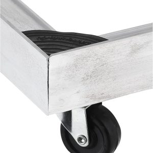 ⁦Generic Water Cooler Base Size 33 Moving Wheel With Brake - Silver⁩ - الصورة ⁦2⁩