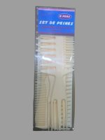 ⁦Combs Set - Assorted Colors, 8 Pieces⁩ - الصورة ⁦4⁩