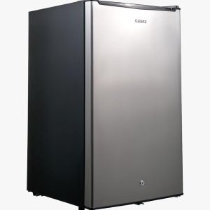⁦Galanz Mini Fridge, Energy Efficient, 97 Liter, Silver⁩ - الصورة ⁦2⁩