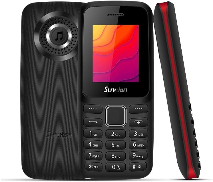 Mobile Sunelan S101 Dual sim Battery 1000 Black Red